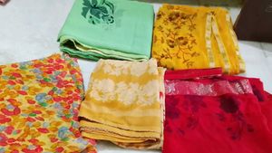 5 Combo Priented Saree
