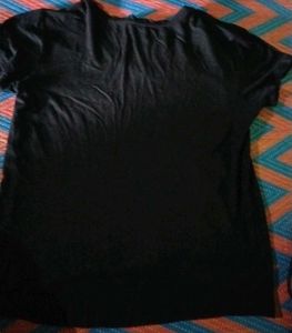 Black V-Neck T-Shirt
