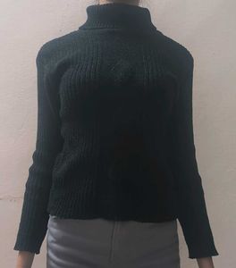 Women Black Turtle Neck