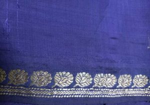 Graceful Violet Silk Saree