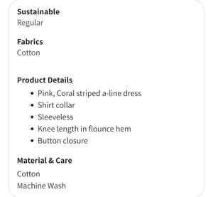 New Fame Forever- Striped A-Line Girls Dress