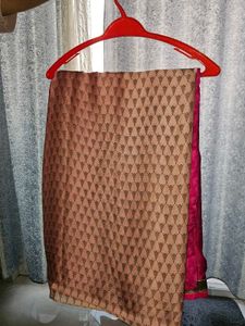 Pink Embroidered Saree