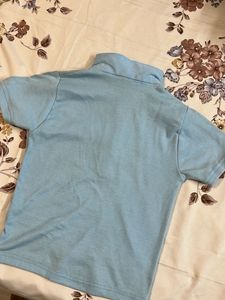 LIGHT BLUE RIBBED TOP