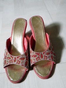 Elegant Bridal Ethnic Heels