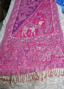 Pink Elephant & Camel Scarf