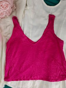 H&amp;M ROSE PINK TANK TOP