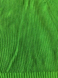 Green Knit Turtleneck Sweater