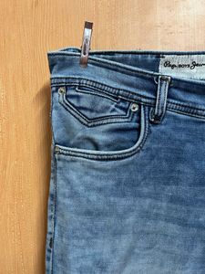 Pepe Jeans Slim Fit Blue Denim Jean For Men