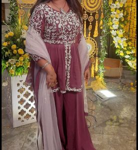 Heavy Peplum Party Wear Suit Set