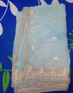 Beautiful Purple &amp; Pista Colour Dupatta Combo