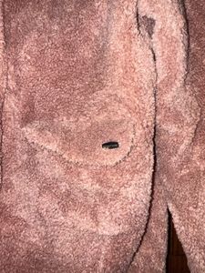 Benetton Pink Teddy Coat