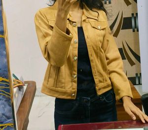 Tan Velvet Jacket