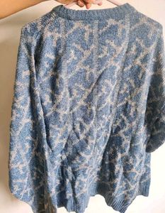 Blue Knit Sweater
