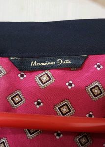 Womens Pink Printed Top