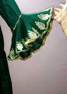 Beautiful Green Embroidery Suit 💚💛