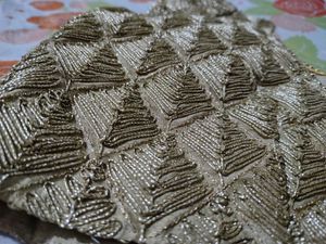 golden Embroidered Blouse