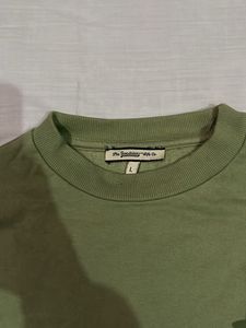 Olive Green Balloon Sleeve Top