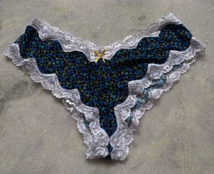 Floral Lace Thong