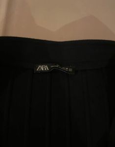Zara Chic Black Button-Down Dress