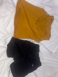 Combo Top And Shorts