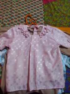 Pink Floral Blouse