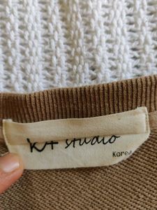 Casual Tan T-Shirt Dress