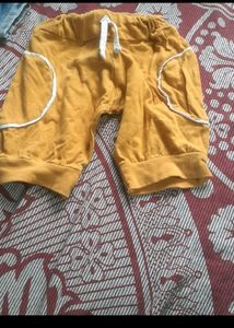 Shaded  Jeans Pant And Beautiful Mustard Yellow  Short  And  Like New   Dongre Jeans Short