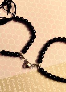 Couple Magnetic Heart Bracelet
