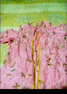 A Beautiful Long Gown With Shrug