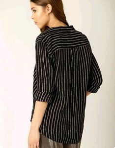 Mango Regular Fit Striped  Casual Shirt
