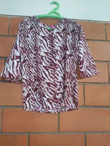 Animal Print Top