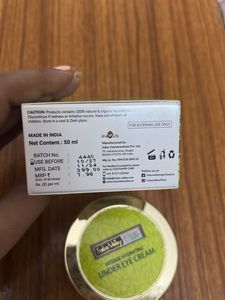 Indus Valley Under Eye Cream