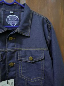 New Navy Denim Jacket