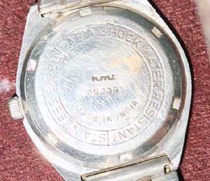 hmt maurya manual winding watch 17 jewels