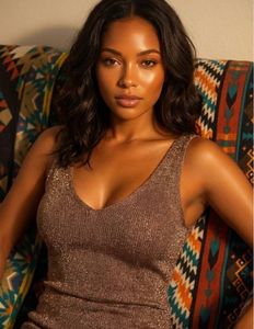 Shimmery Bronze Tank Top