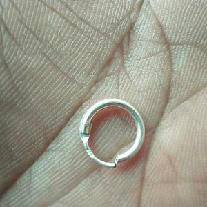 925 pure Silver Hoop nose ring