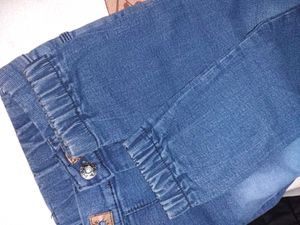 Cute Striped Top &amp; Jeans Set
