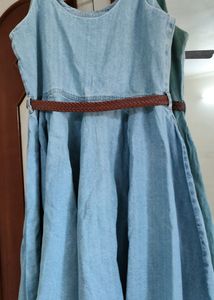 Denim Dress In Excellent Condition