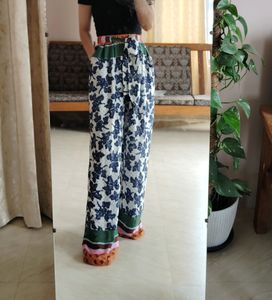Gracia printed plazzo pants