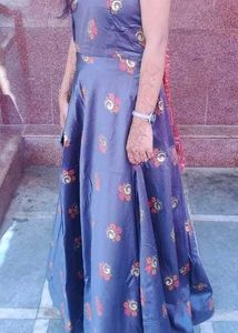 Ethnic Gown with dupatta and Leggings