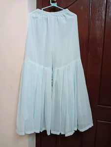 🩵Cutest Sea Blue Sharara Set With Dupatta 🩵