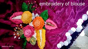 Purple Chaniyacholi For Navratri And Wedding