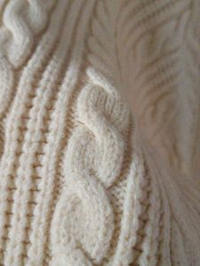 Elegant Cream Knit Sweater