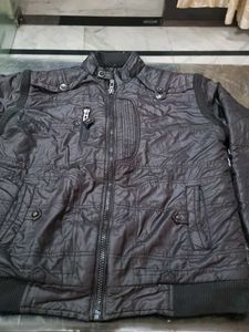 Men BLACK Coat With Detachable Arms