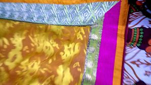 Pink &amp; Yellow Saree with Embellishments