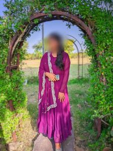 Elegant Purple Salwar Suit