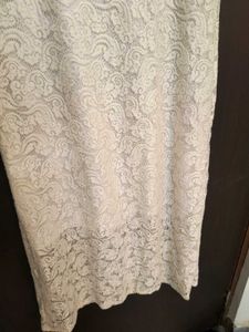 Elegant Lace White Dress