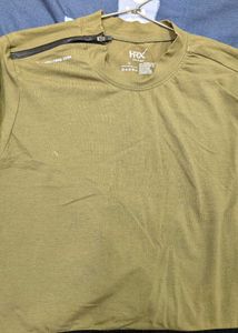 HRX Olive Green Cropped Long Sleeve