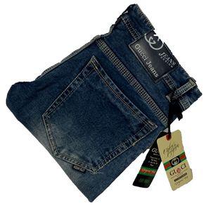 Classic Slim-Fit Blue Denim Jeans