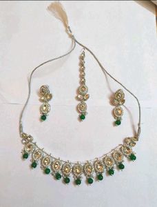 Silver Plated Austrian Diamond Stone Jewellery Set